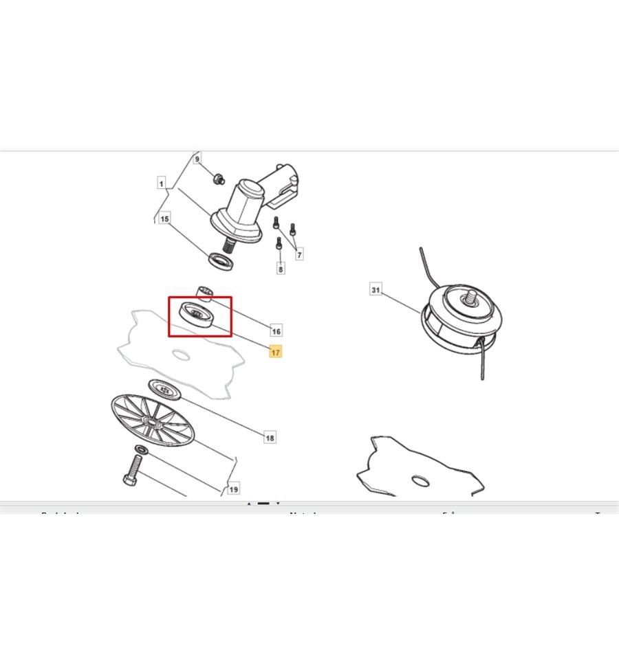 Ringmutter övre 1911-3081-01