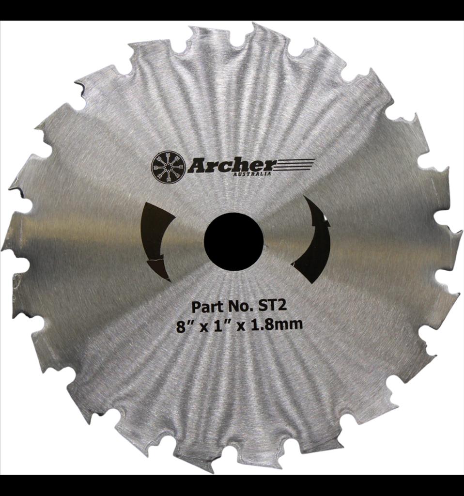 Röjsågsklinga 200x25,4 / 20 x 1,8mm, 22 tänder