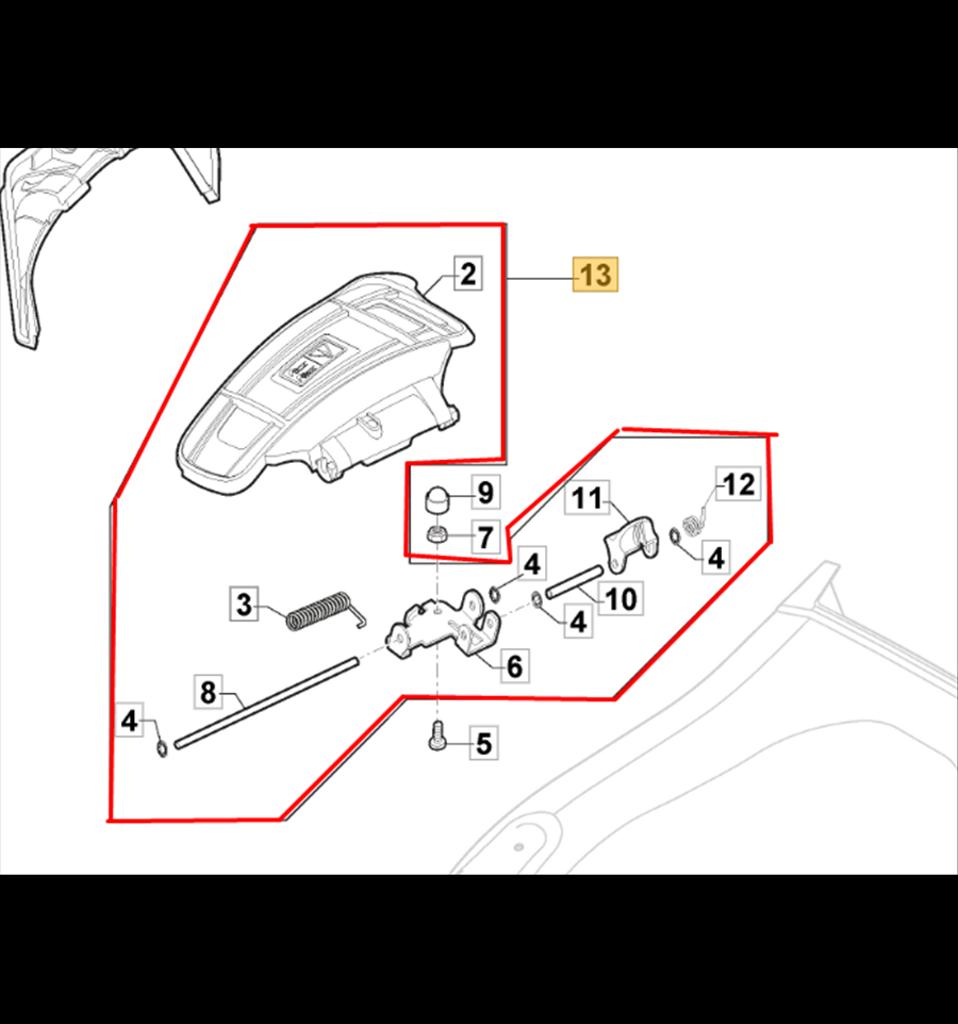 Sidoutkastskydd Combi 50SQ, 381008162/1