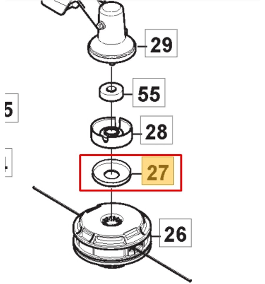 Skyddsbricka SBC48AE, 80AE, 118810312/0 