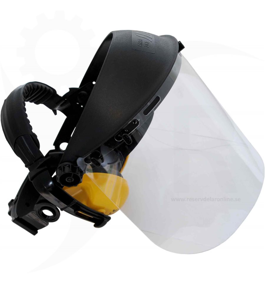 Skyddsvisir med hörselkåpor