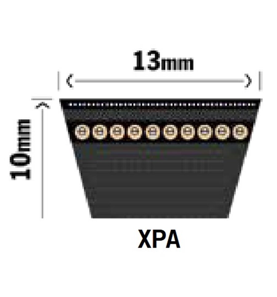 Smalkilrem XPA1700 - 13x10x1700mm (Ld)
