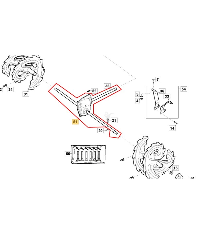 Snäckväxel komplett ST5266B, PB TRAC, 118820819/0