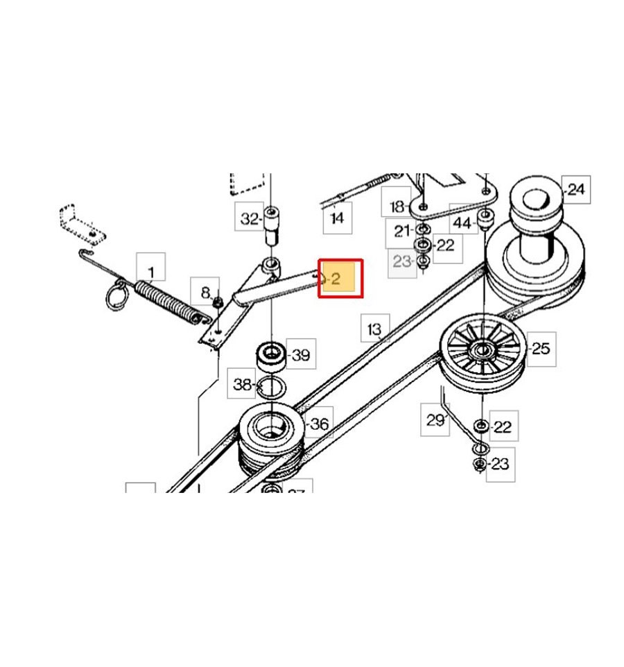 Spännarm Villa 11E, 8, 8E m.fl. 1134-1866-01