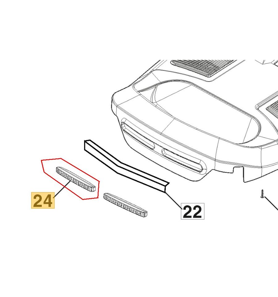 Strålkastare Gyro, Swift, 384183051/0
