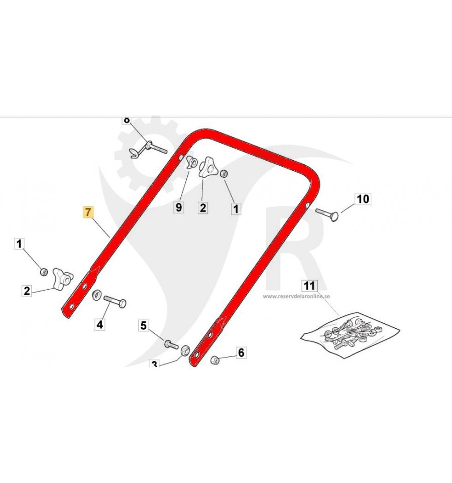 Styre underdel Turbo 48 S BW 381006512/0