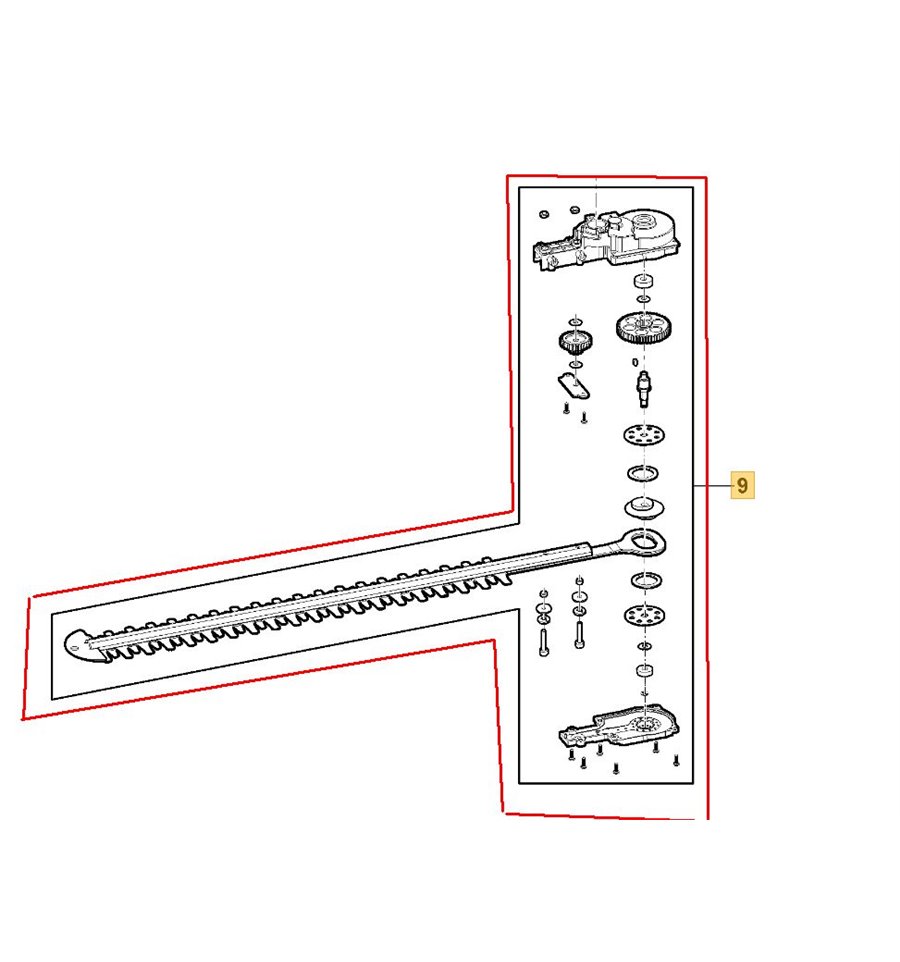 Svärd komplett HT500E, SHT500AE, 118810817/0