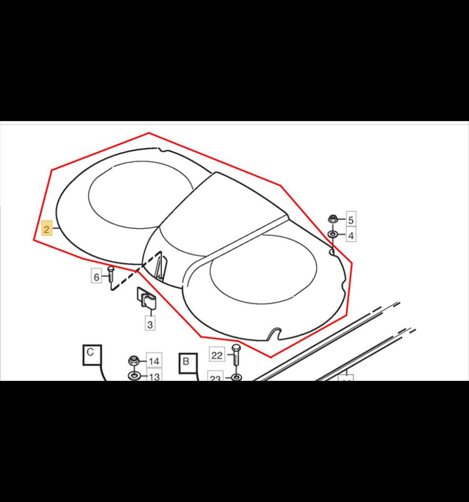 Stiga Transmissionskåpa Park 107M 1134-4235-01