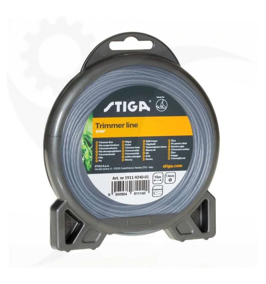 Trimmertråd 1,6mm x 15m, 1911-9240-01