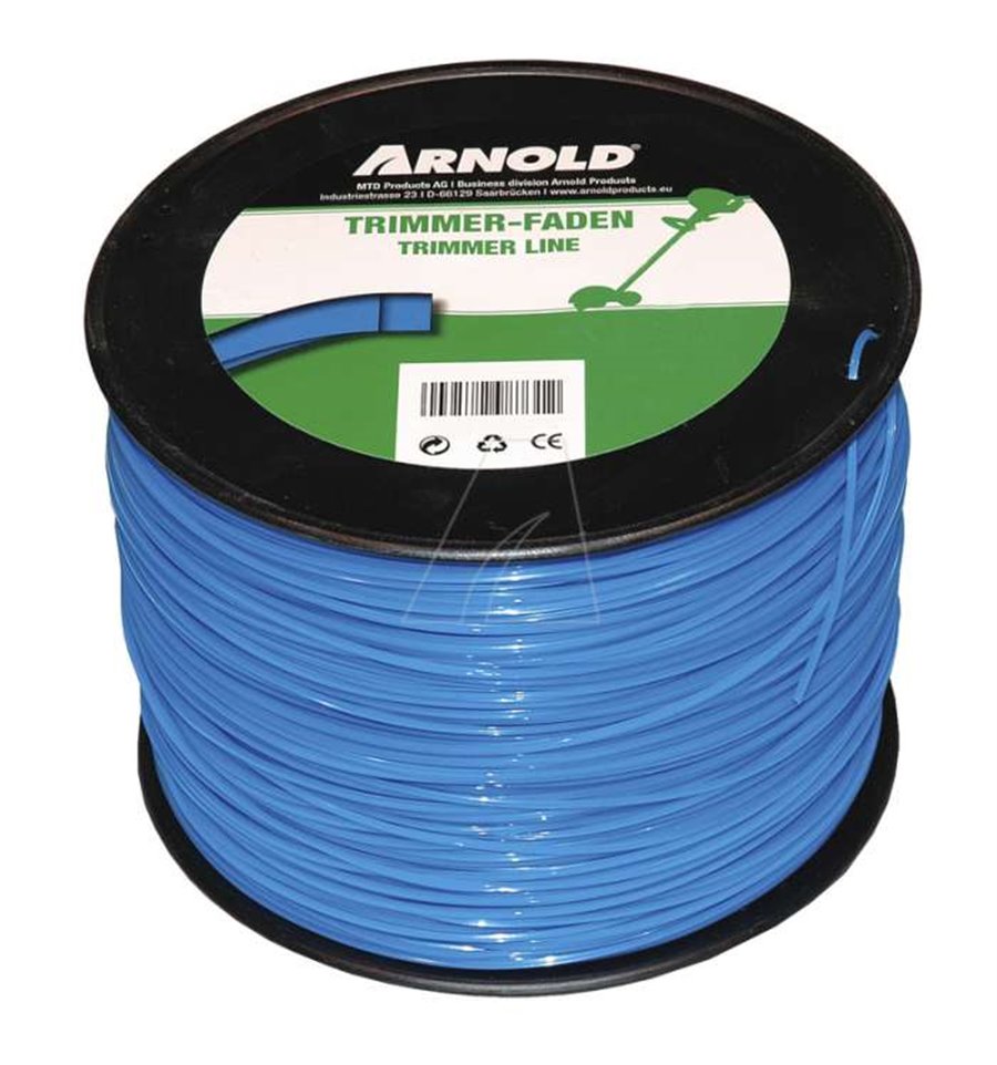 Trimmertråd fyrkantig 3,0mm, 138m