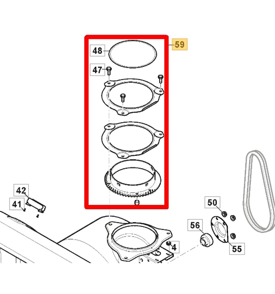 Utkastring komplett, ST4262P, ST5262P, 118821232/0