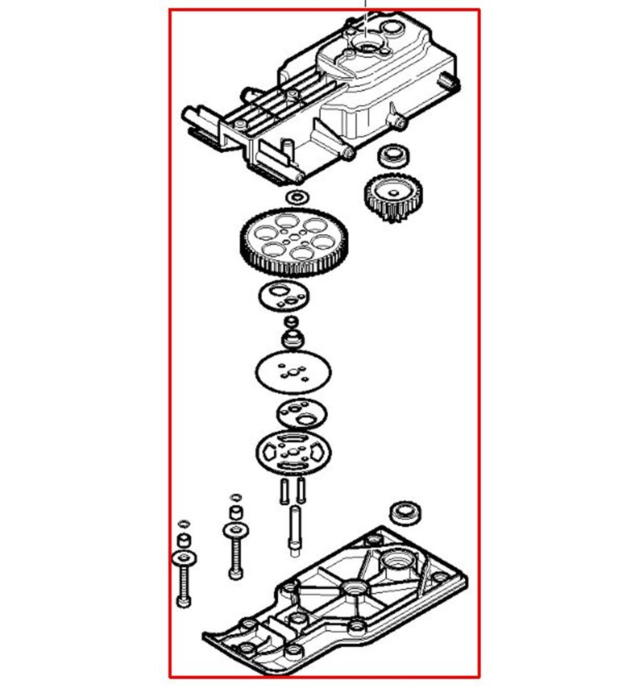 Växelhus SHT700AE, HT700E, 118811270/0