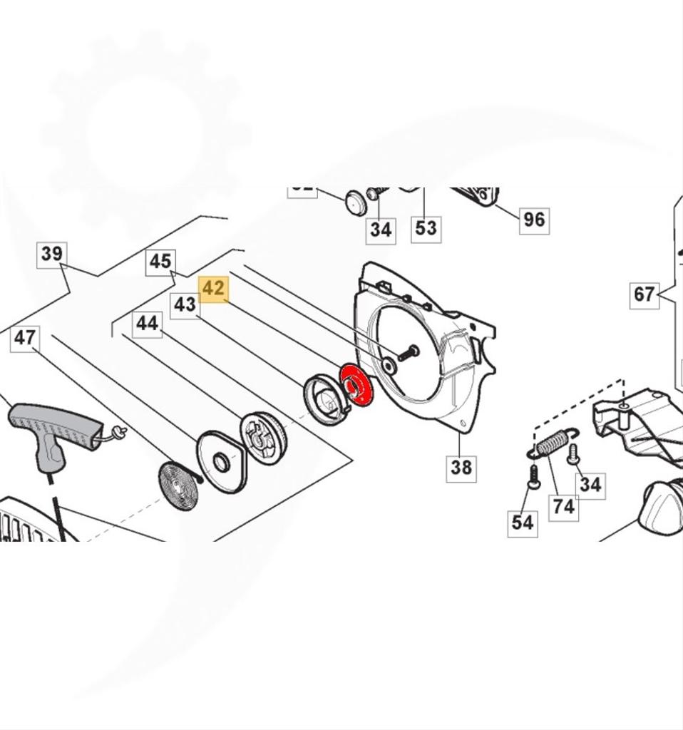 Spärrhjul SP375, SP405, 118800754/0