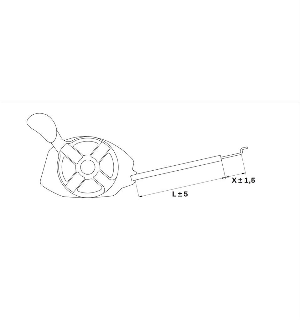 Gasreglage Combi 48 SQ BW, Combi 53 SQ BW m.fl. 181005502/1