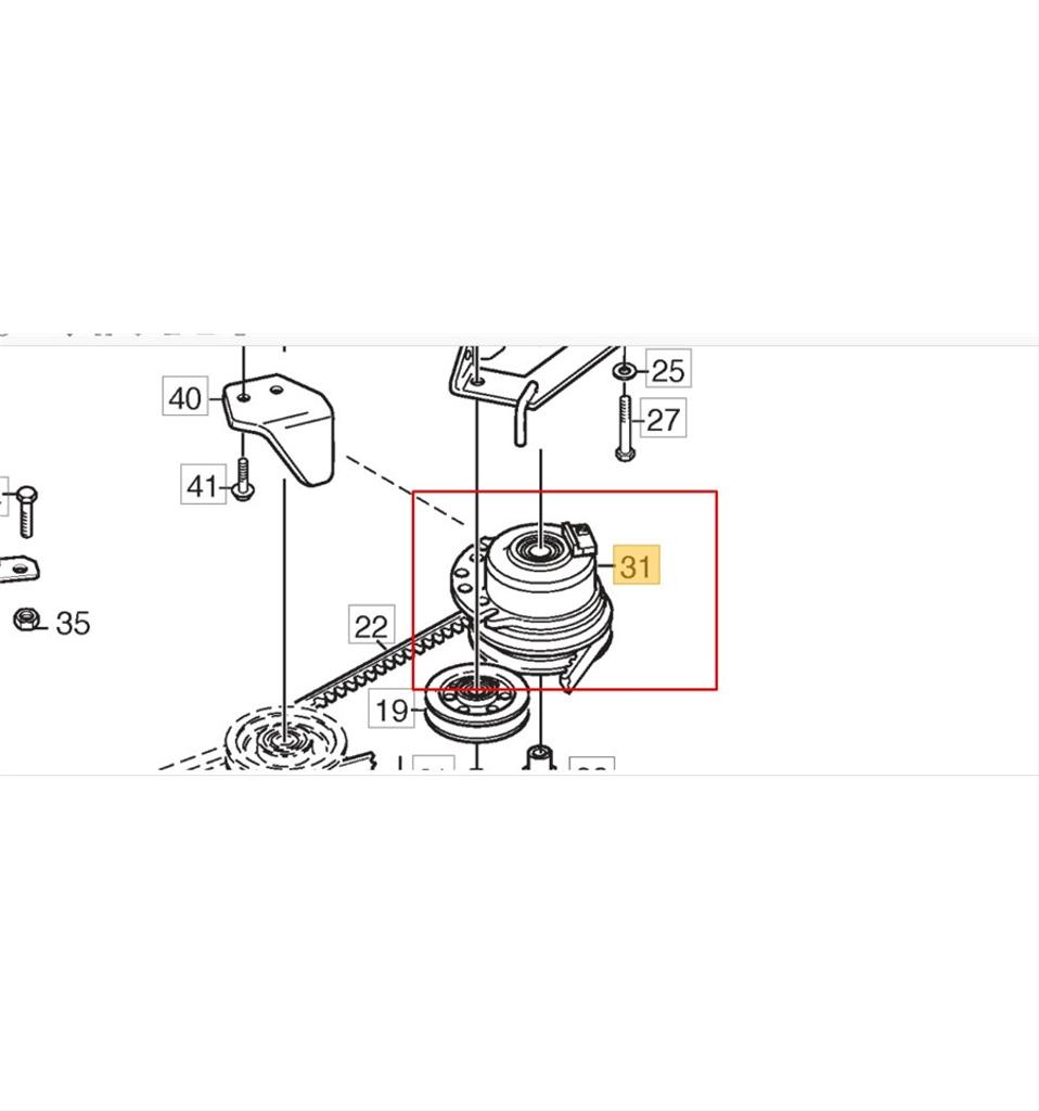 Magnetkoppling Park 520, 540DPX, 720PWX m.fl. 1134-7526-01