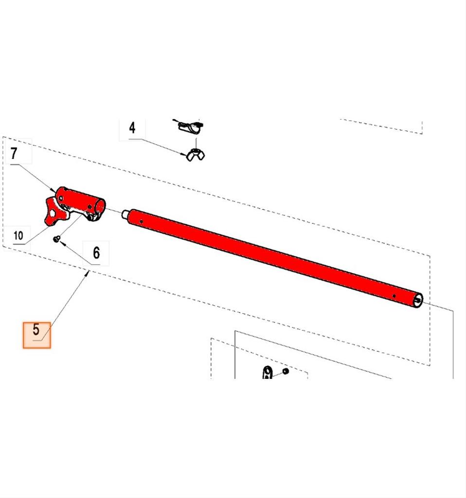 Drivaxel B26PS, T26CS, 5854705-01