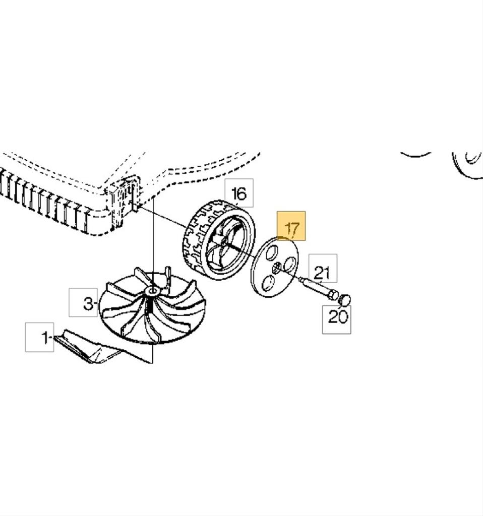 Navpasel Framhjul EL33, Silent 33, Euro 33, 322110368/0