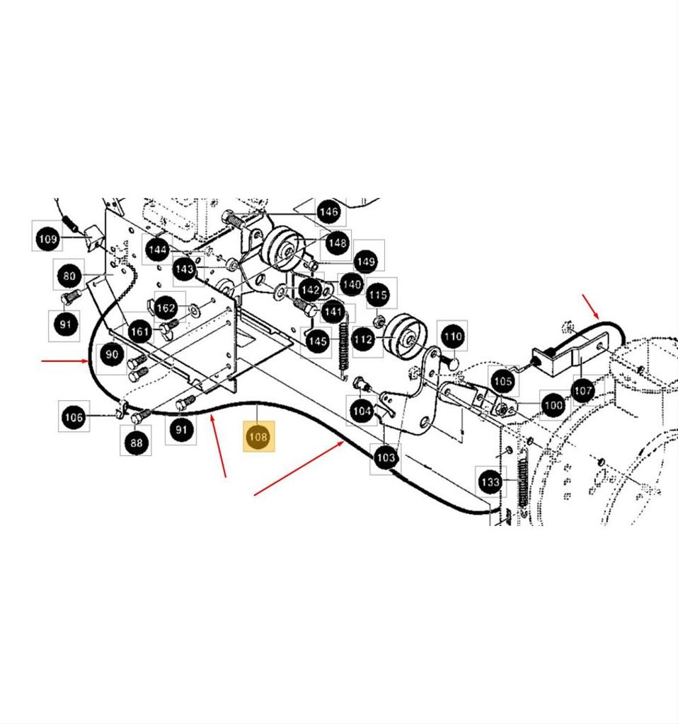 Reglagevajer Stiga 1130, 928E, 524, Snow Buster m.fl. 1812-1466-01