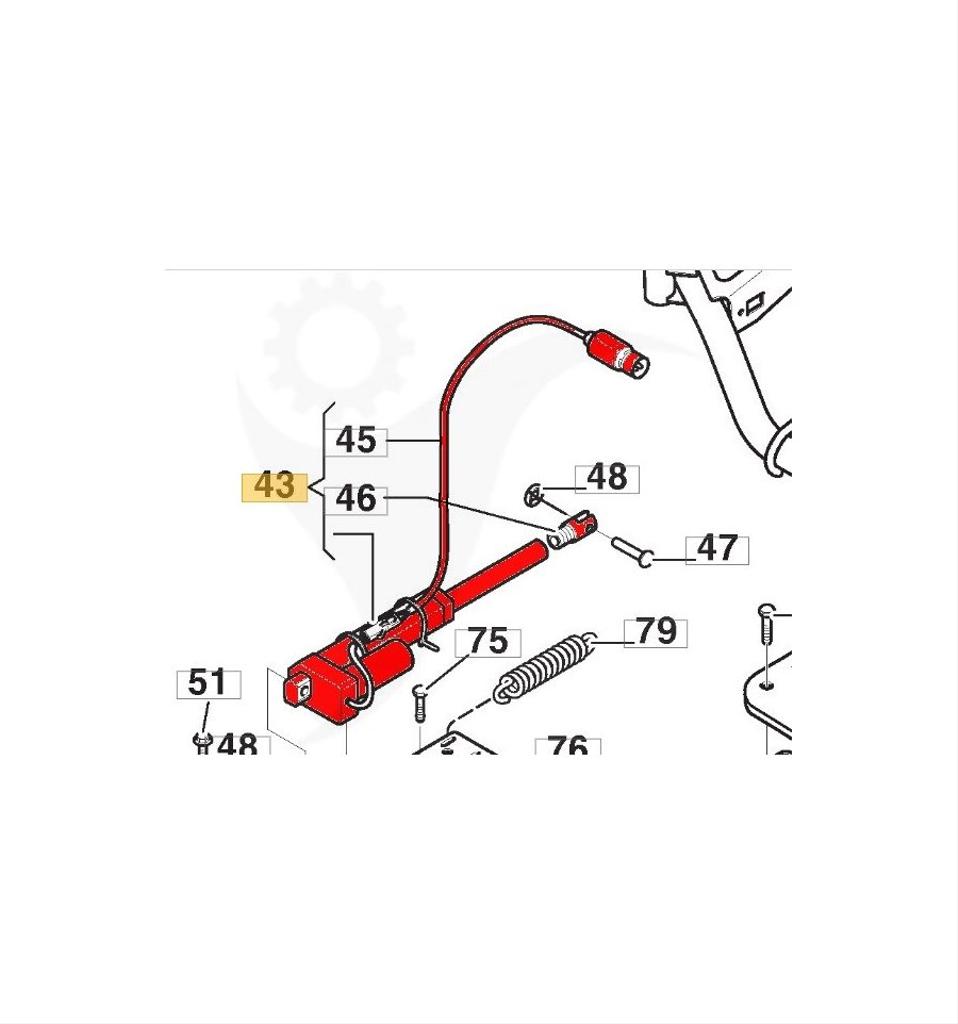 Klipphöjdsinställning Park 110 Combi, 125 Combi, 118001003/2