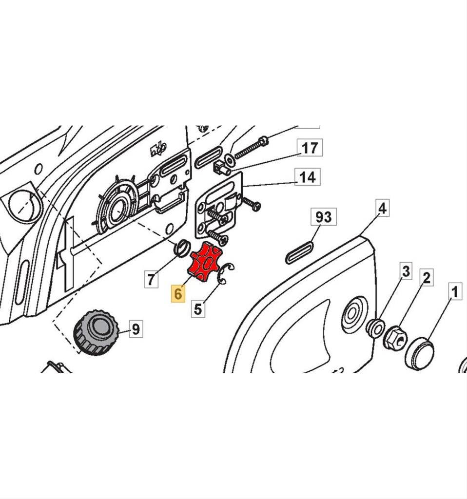 Kedjedrev SE180, SE180Q, 118800413/0