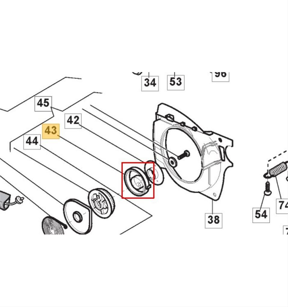 Startfjäder SP372, SP375, SP405, 118800753/0