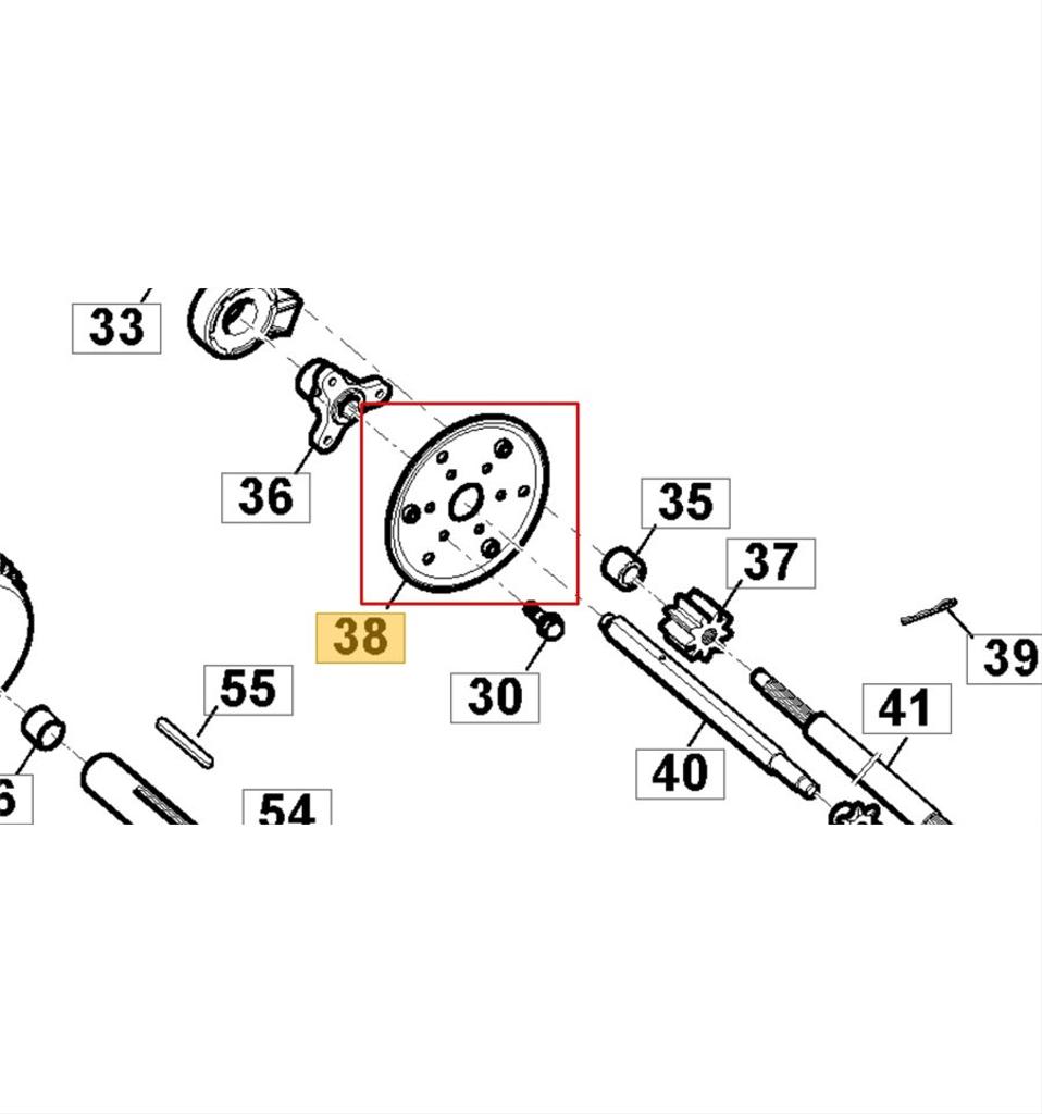 Friktionshjul ST4262P, ST5262P, ST5266PB, 118820635/0