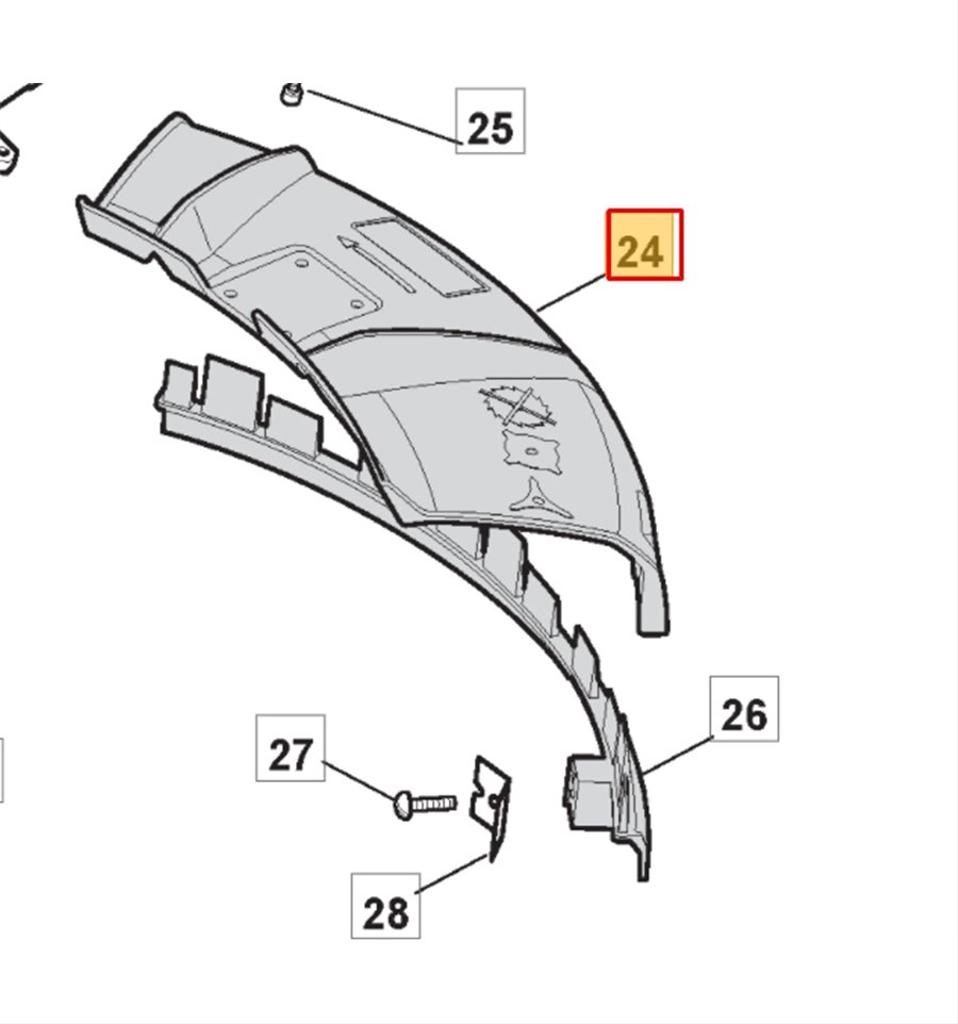 Grässkydd SB44D, 118801379/0