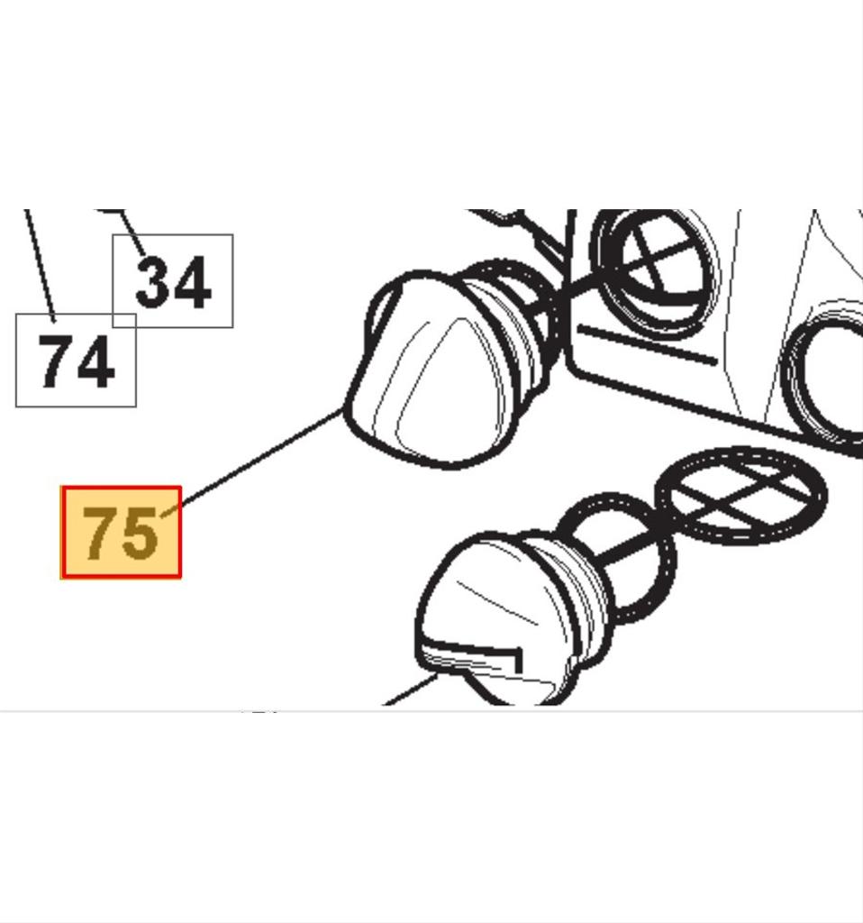 Bränsletanklock SP375, SP405, 118800761/0