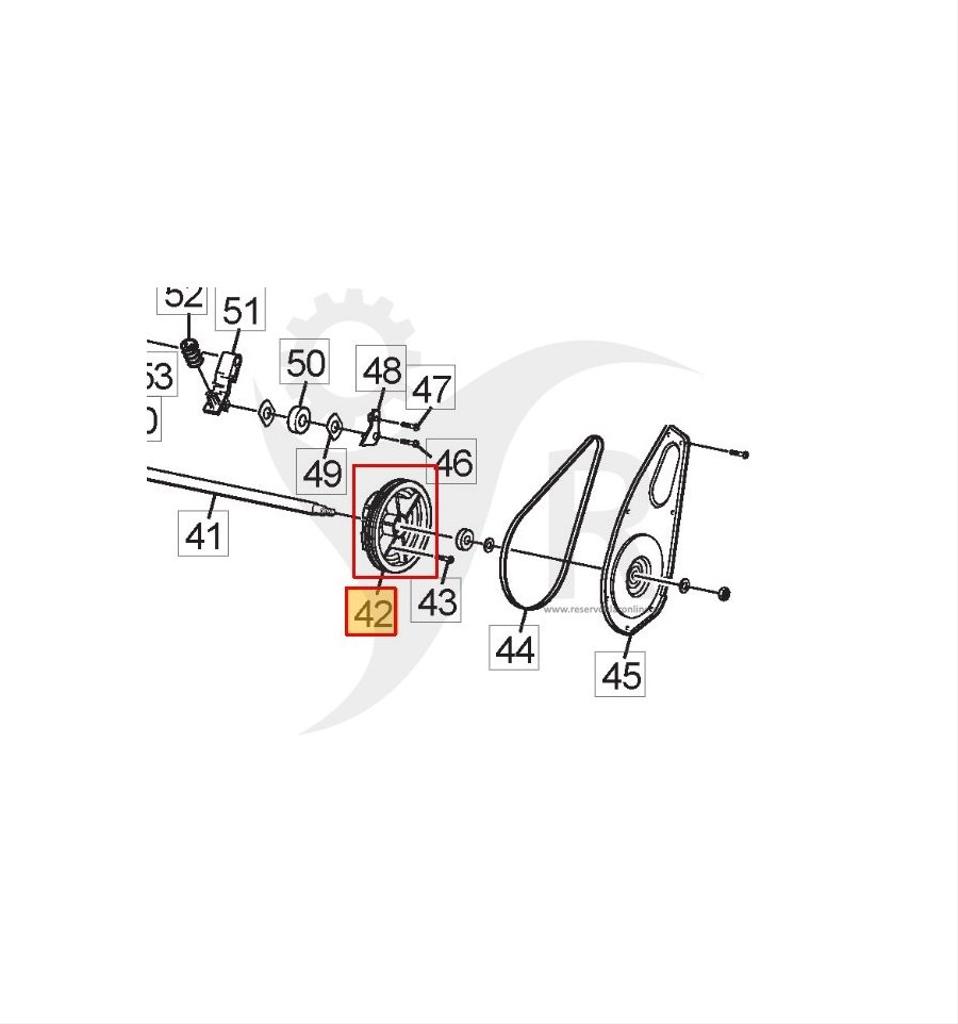 Remskiva Snow Electric 31, AS51, ST1131 E,  118820791/0