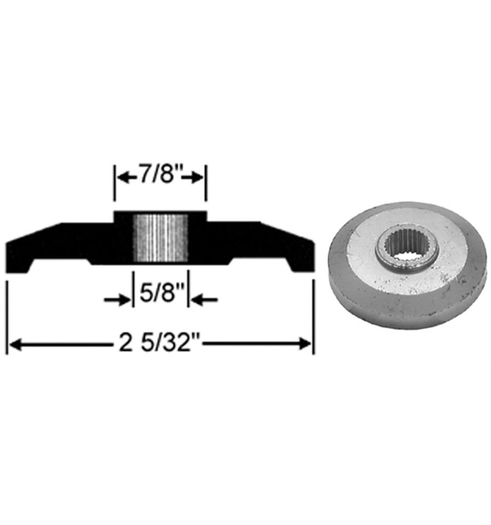 Knivfäste spline 7/8" Murray 1030, 1136, 1236 m.fl. 092466MA