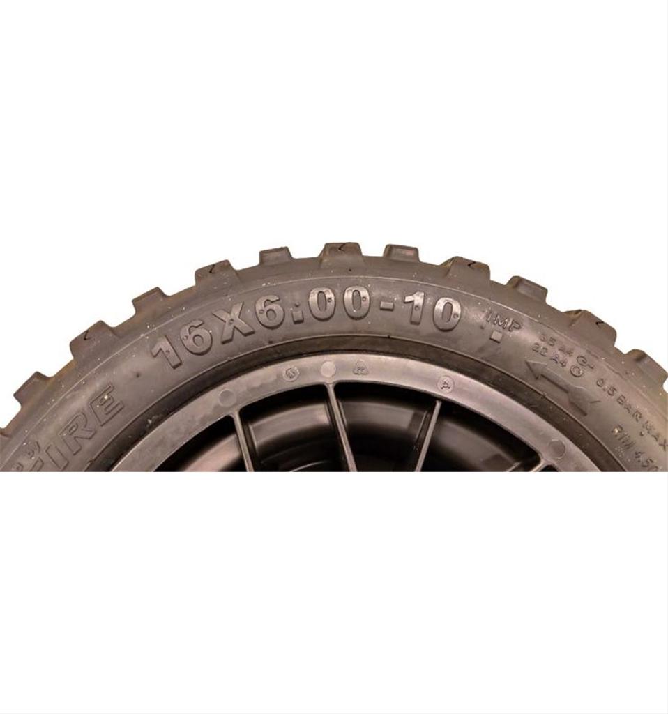 Framdäck VÄ med fälg 16", M125-97FH, M105-97F, 5873782-01