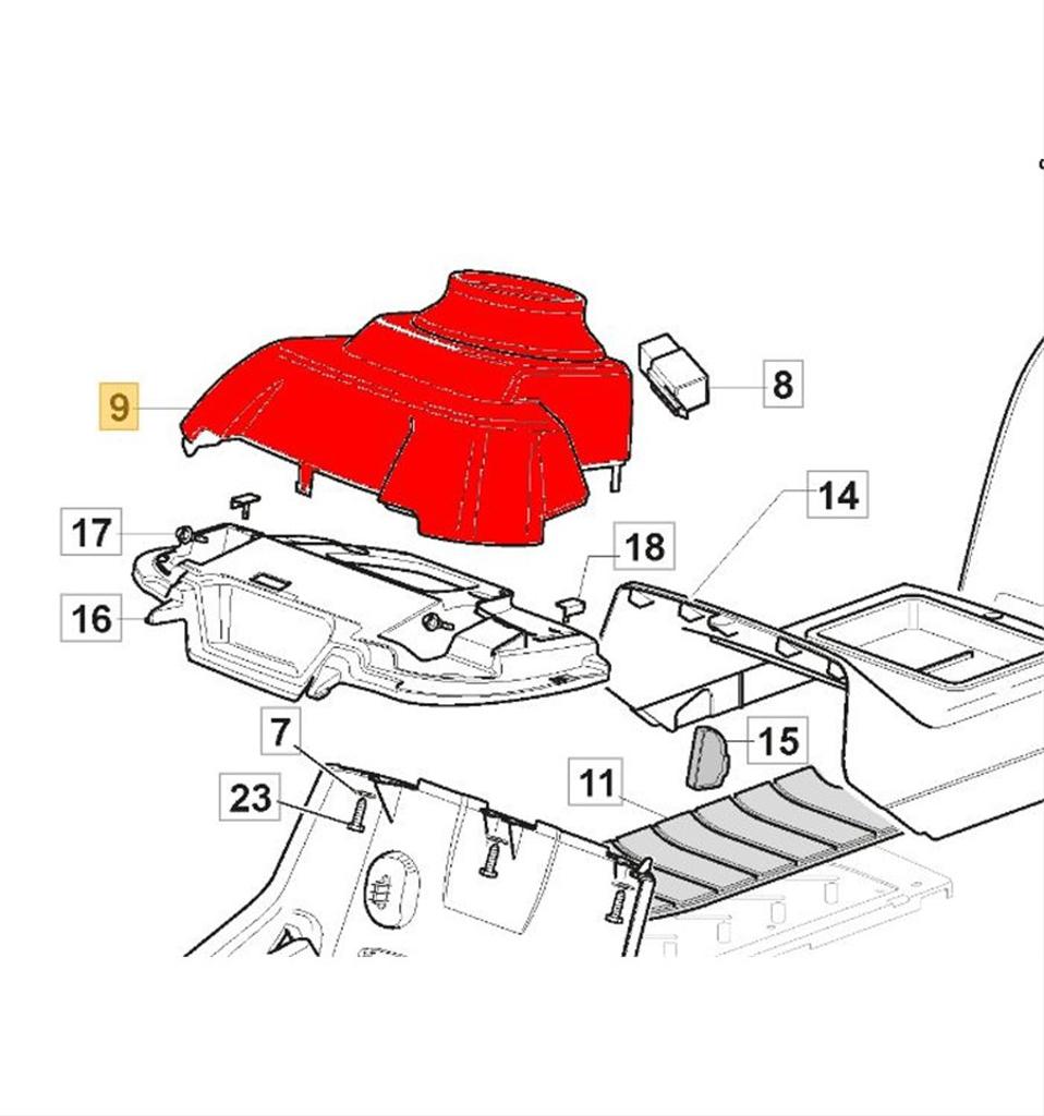 Instrumentpanelskydd Estate, Tornado m.fl. 325120288/0