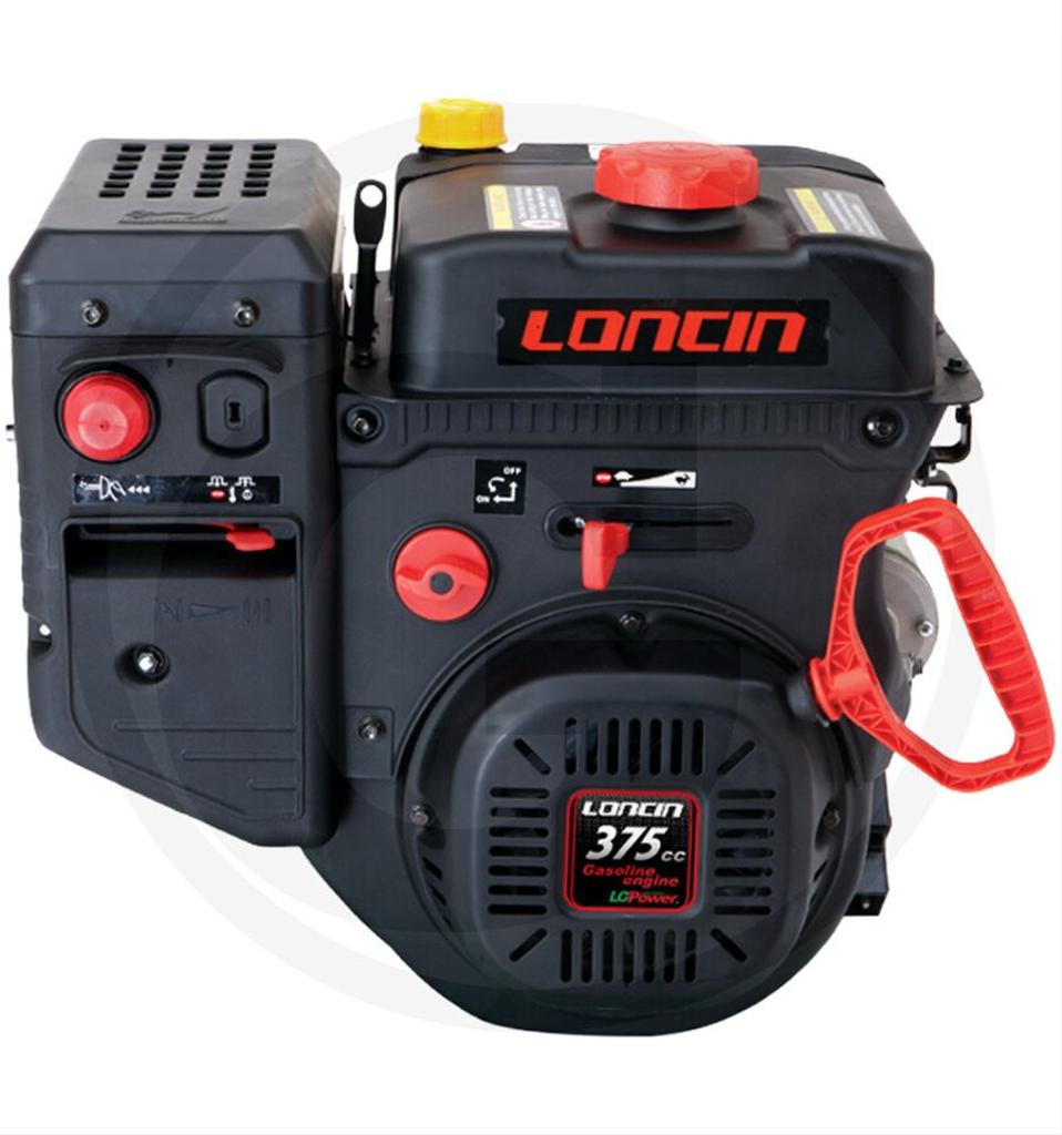 Motor snöslunga Loncin OHV 10,5hk,  Elstart, horisontel 25mm,  LC185FDS