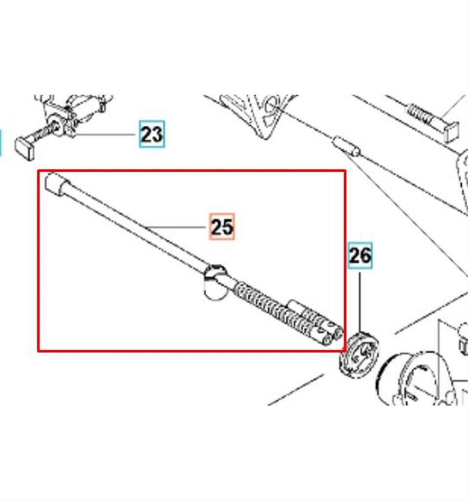 Bränsleslang 346XP, 353, CS2152, CS2153, 5443310-02