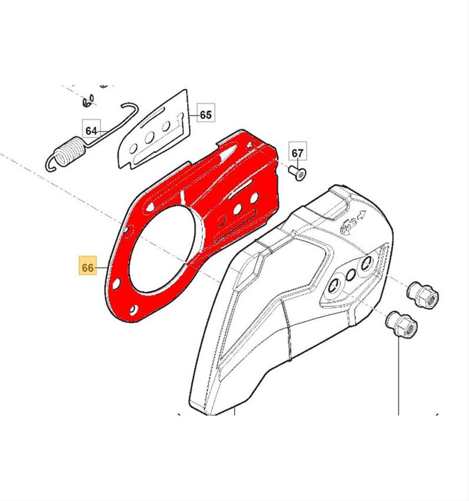 Kåpa kedjebroms 118804386/0