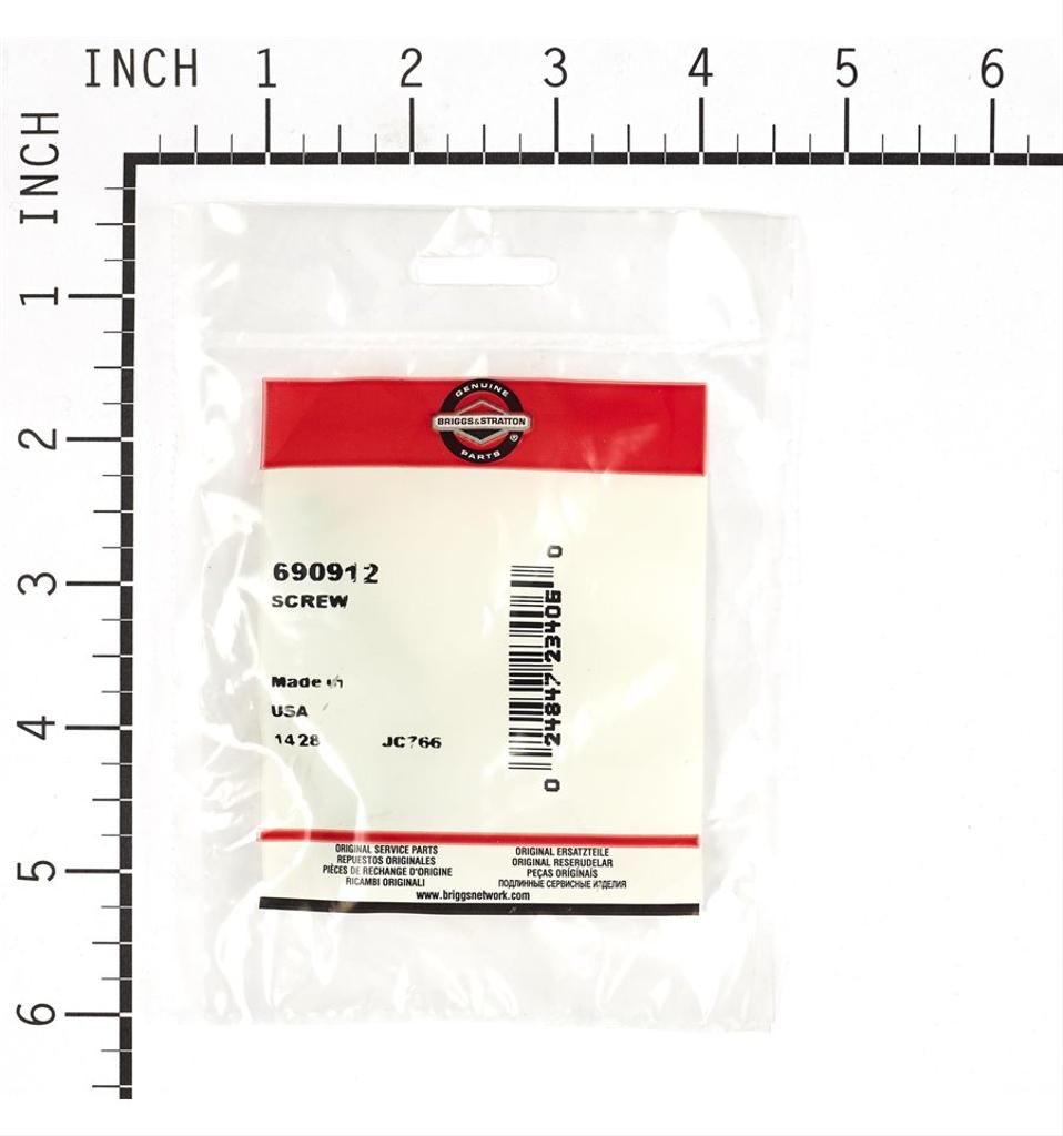 Skruv topplock 690912