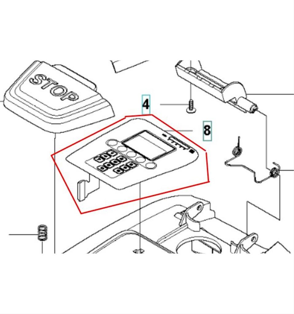 Tangentbord Gardena R40, R45, R70, 5869456-02
