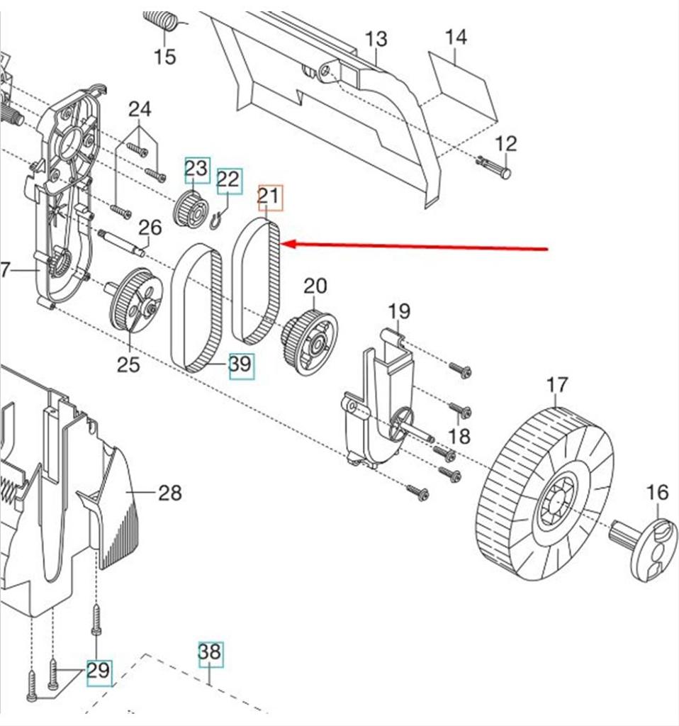 Drivrem EVC1000/30, 5205359-01