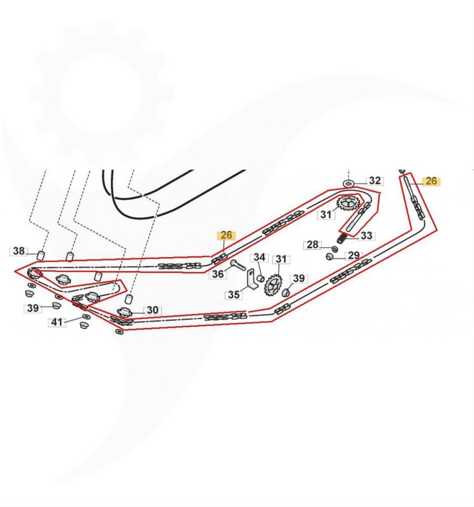 Styrkedja Park Pro 340X, 740 PWX, 387106407/1