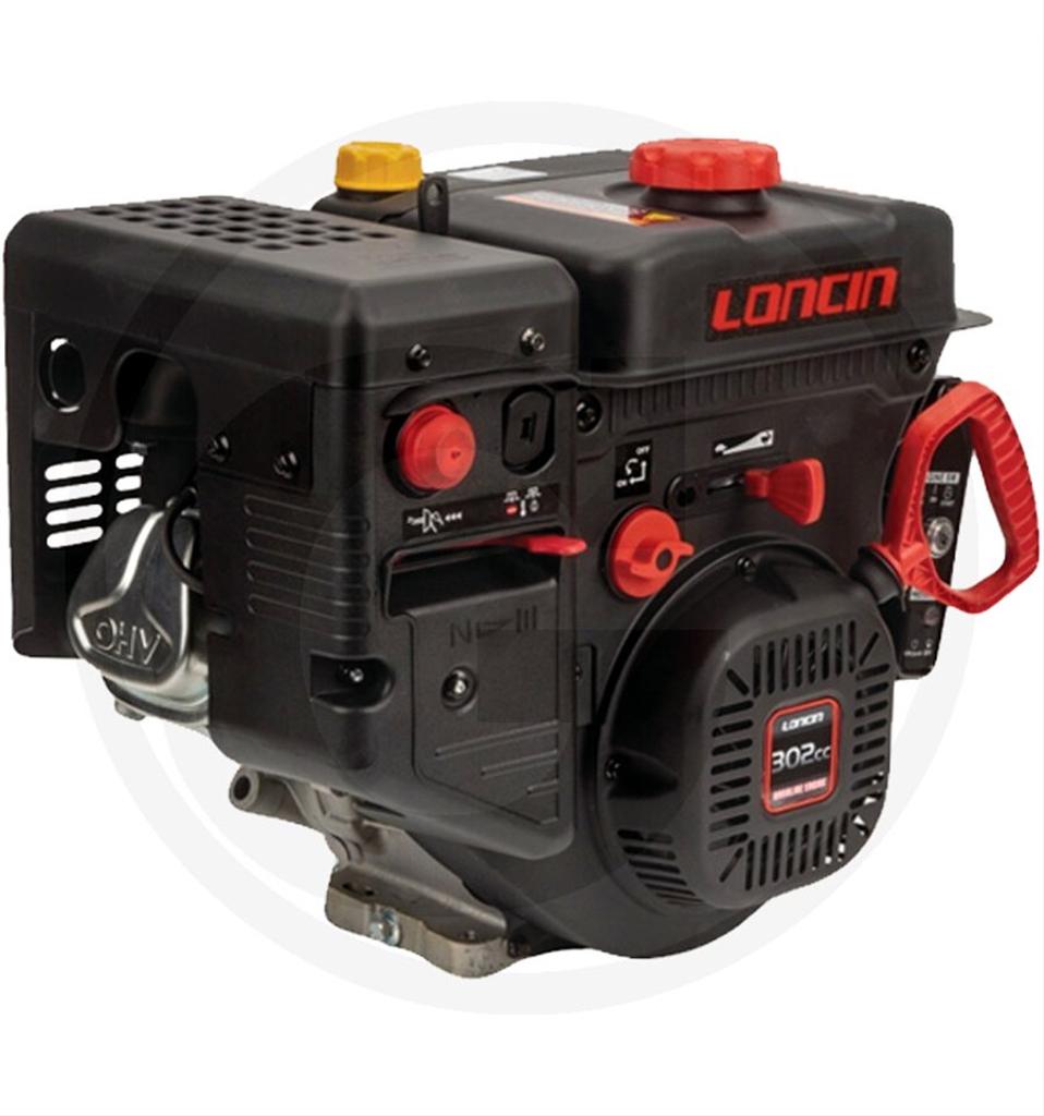 Motor snöslunga Loncin OHV 8,5hk, Elstart, horisontell 25mm, LC180FDS