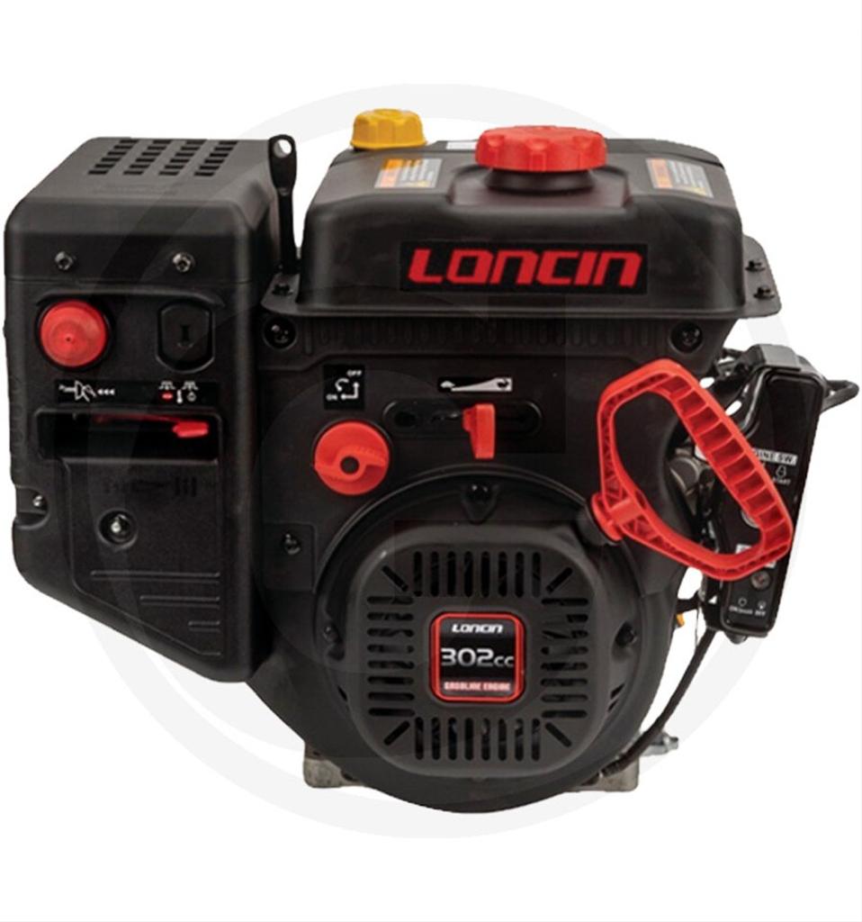 Motor snöslunga Loncin OHV 8,5hk, Elstart, horisontell 25mm, LC180FDS