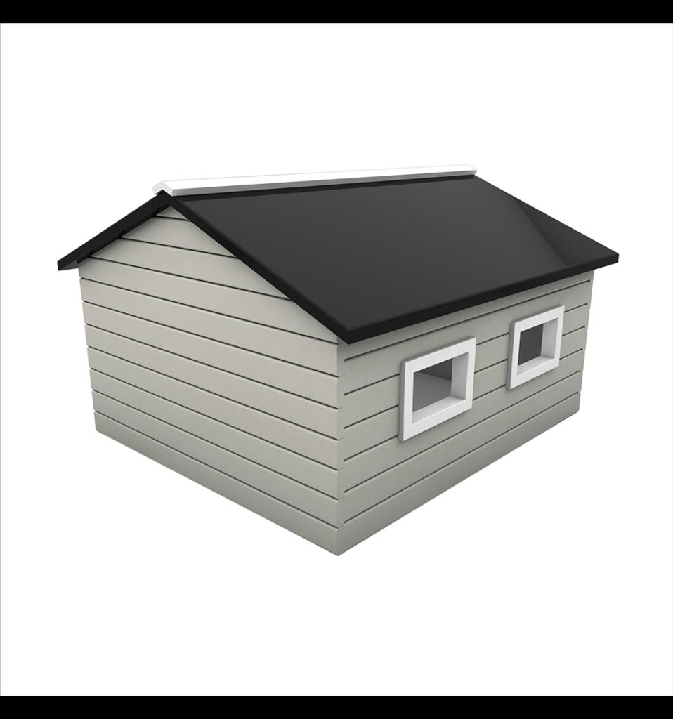 Hus till robotgräsklippare Home Plus grå