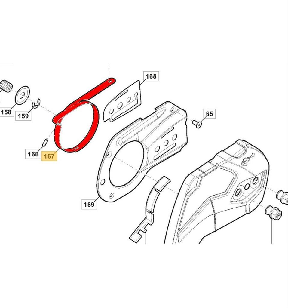 Bromsband CS540, CS750, SP386, SP426, 118804314/0