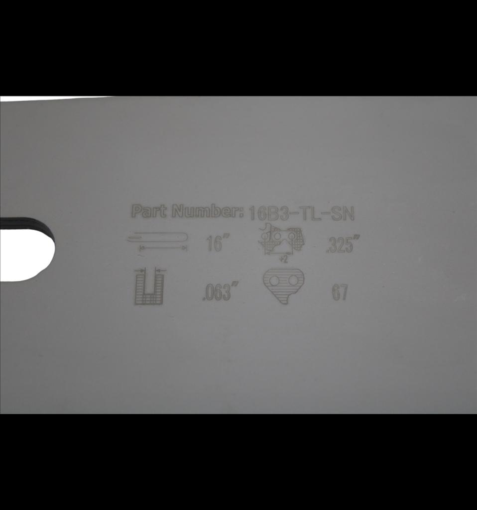 Motorsågssvärd 16 tum 0.325", D025, 1,6mm Premium