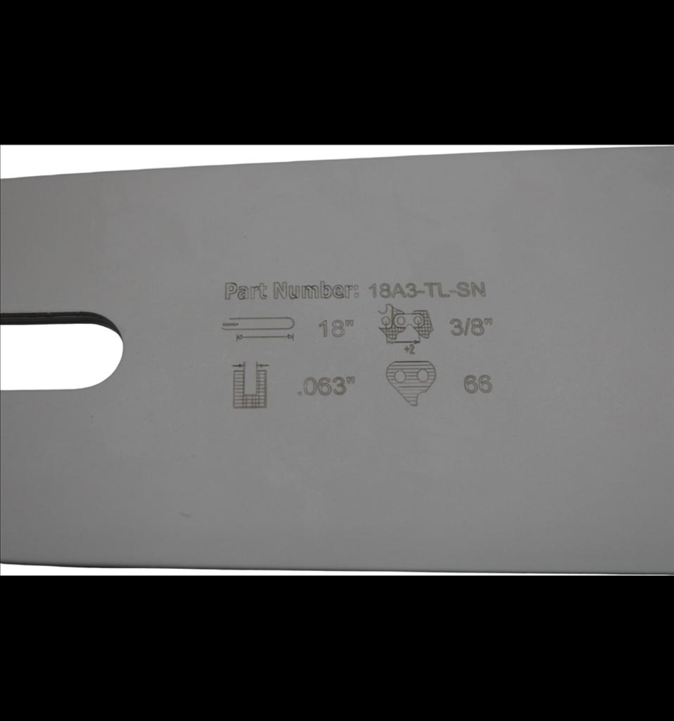 Motorsågssvärd 18 tum 3/8", D025, 1,6mm Premium