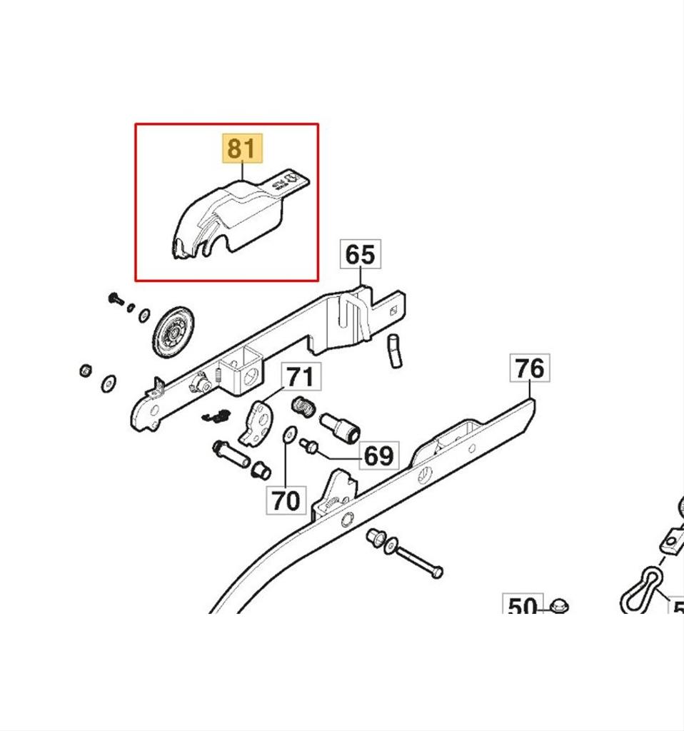 Skydd höger 100 Combi Q, 95 Combi Q m.fl. 337600049/1