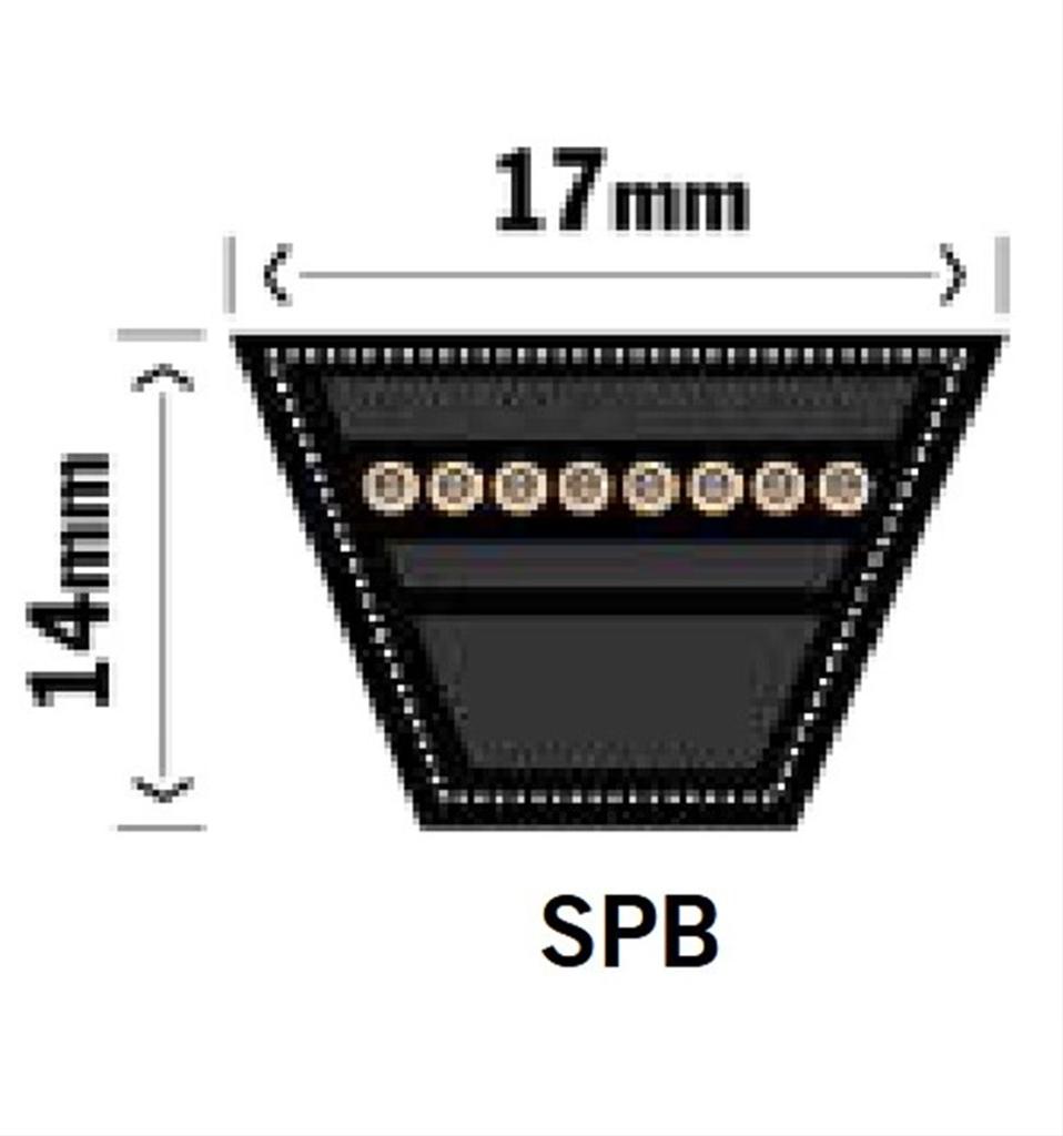 Smalkilrem SPB3825 - 16x13x3825mm (Ld)