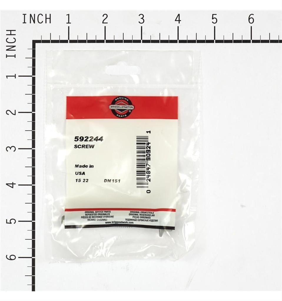 Skruv topplock 592244