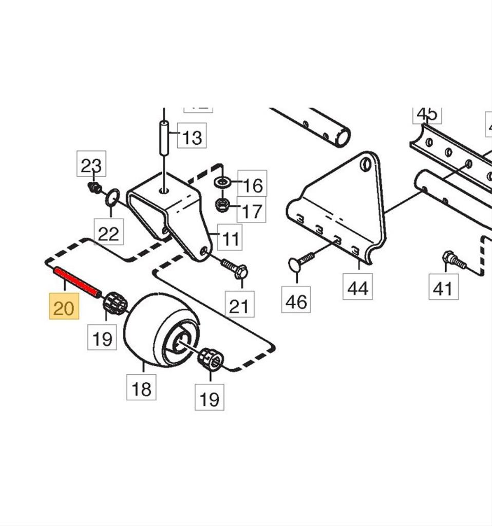 Hjulaxel Park 107M HD, 1134-5209-01