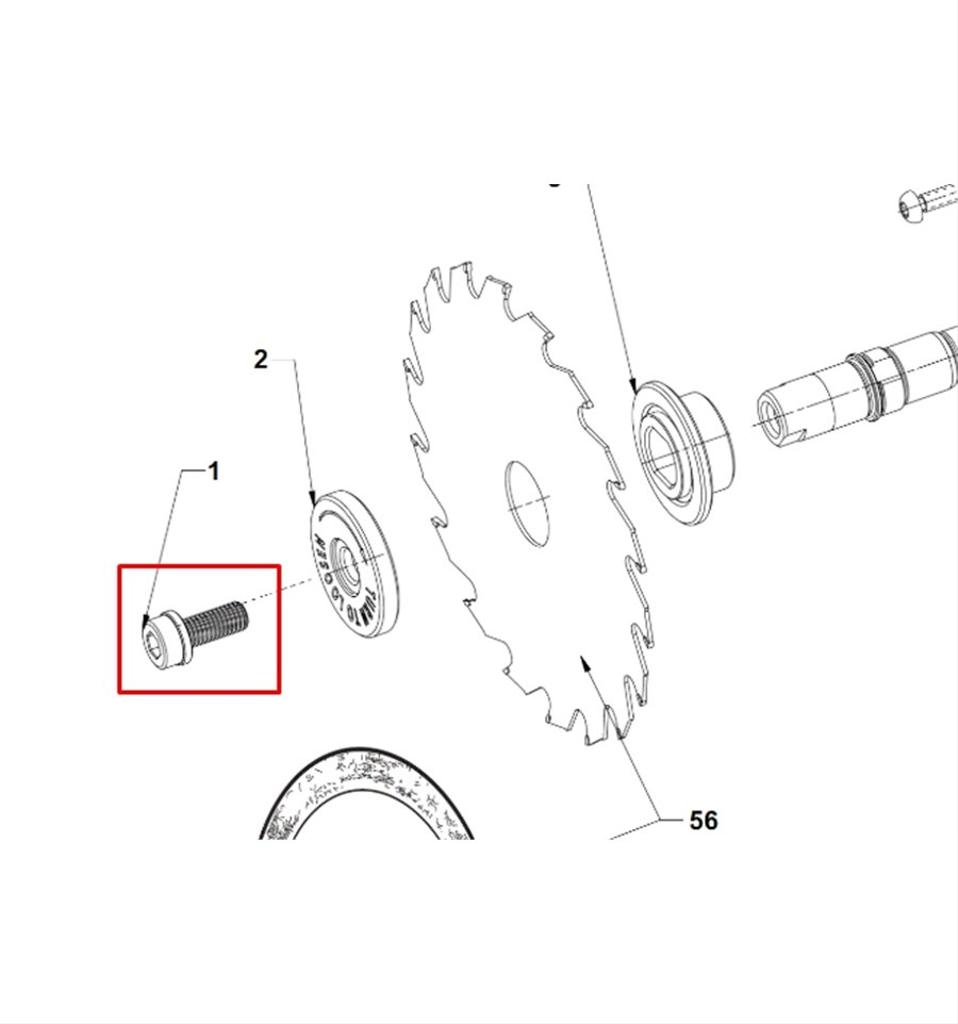 Klingskruv R18MMS, 5131043575